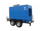 ССМ ЭД-120-Т400-2РПМ2 в погодозащитном кожухе на шасси с АВР