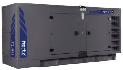 Дизельный генератор Hertz HG 345 PC в кожухе с АВР