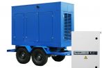 ТСС ЭД-360-Т400-2РПМ9 в погодозащитном кожухе на прицепе с АВР