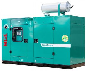 Дизельный генератор MGE P640CS в кожухе с АВР