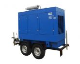 ССМ ЭД-320-Т400-2РКМ2 в шумозащитном кожухе на шасси с АВР